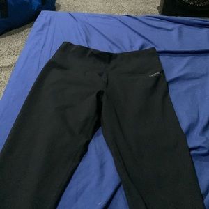 Black stretch pants